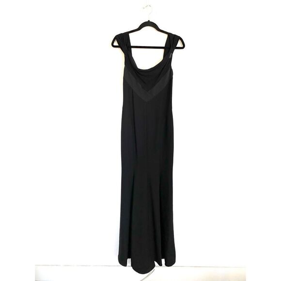 DVF Drape panel chiffon and satin-crepe Gown - Picture 7 of 12